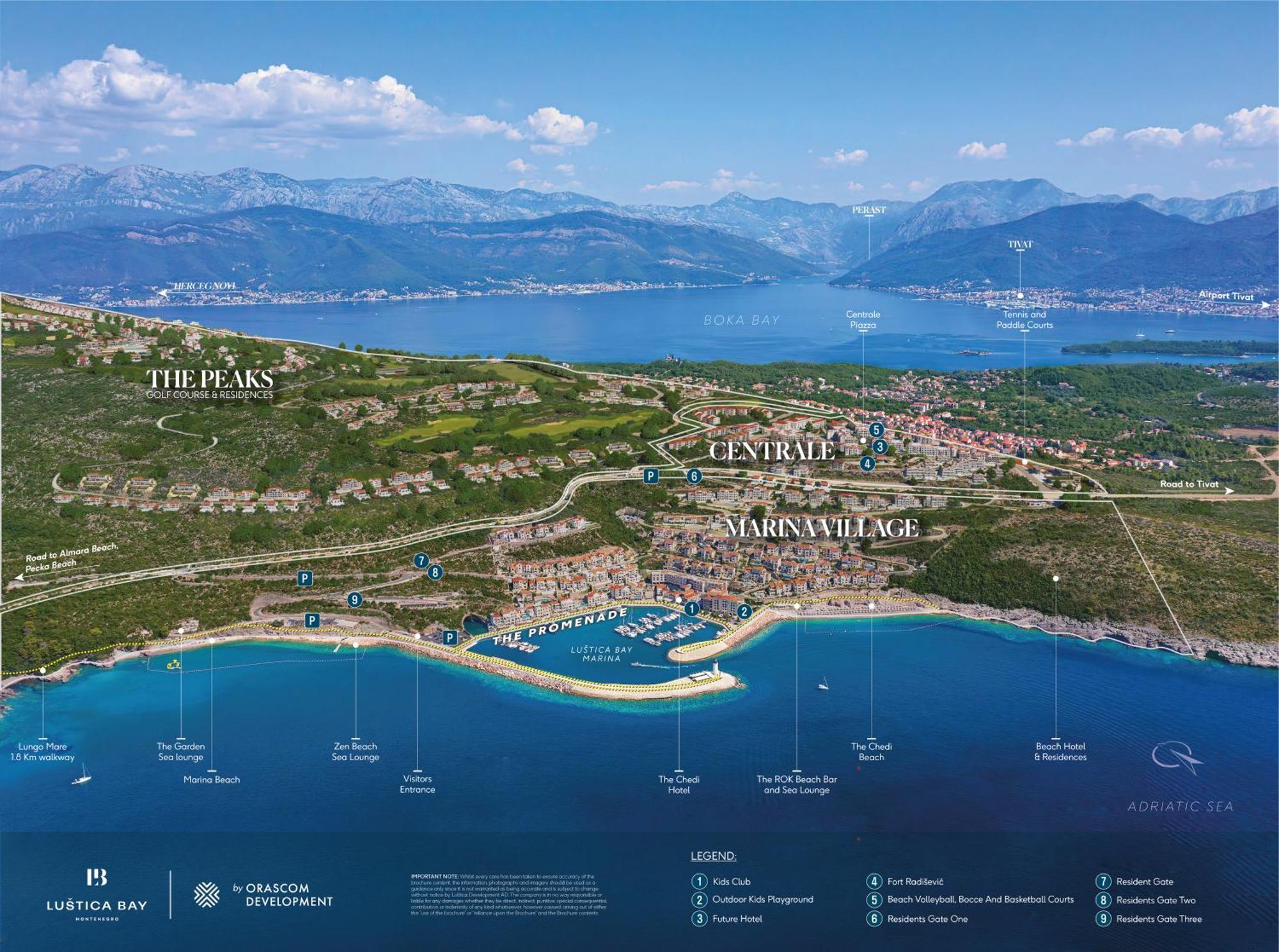 Ferienwohnung Lustica Bay Tivat Exterior foto